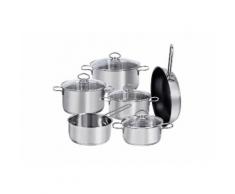 Kopf Topf-Set »Merkur«, Edelstahl, (Set, 6-tlg), aus Edelstahl, Induktion