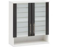 Schildmeyer Hängeschrank »Nikosia« Breite 60 cm, mit Glastüren, hochwertige MDF-Fronten, Metallgriffe