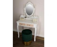 my Flair Schminktisch »Paisley«, Schminktisch, Frisierkommode, Shabby Chic Design mit 4 Schubladen