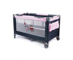 CHIC4BABY Baby-Reisebett »Luxus Pink Checker«, inkl. Tragetasche