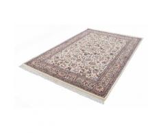 Orientteppich »Benares Isfahan«, THEKO, rechteckig, Höhe 12 mm, reine Wolle, handgeknüpft, mit Fransen, Wohnzimmer