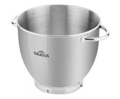 eta Küchenmaschinenschüssel »ETA002899003«, Edelstahl, (Set, 1-tlg), 3,5l, mit Griffen, Zubehör für Küchenmaschine Gratus ETA 0028
