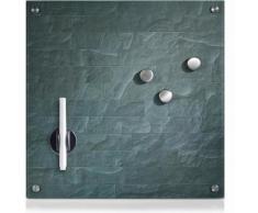 Zeller Present Magnettafel »Stonewall«, Memoboard, aus Glas, Stein Motiv