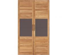 Premium collection by Home affaire Drehtürenschrank »Chamara« aus massivem Eichenholz, in unterschiedlichen Schrankbreiten erhältlich, Höhe 218 cm