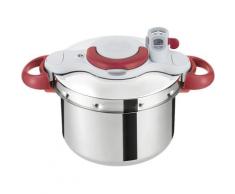 Tefal Schnellkochtopf »Clipso Minut' Perfect«, Edelstahl, (1-tlg), P46207, 6 Liter Inhalt, gesund kochen, schnell kochen, induktionsgeeignet, für alle Herdarten, Edelstahl