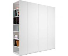 Müller SMALL LIVING Kleiderschrank »Modular Plus Variante 3« inklusive links oder rechts montierbarem Seitenregal