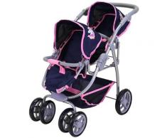 Knorrtoys® Puppen-Zwillingsbuggy »Milo - Magic Unicorn«