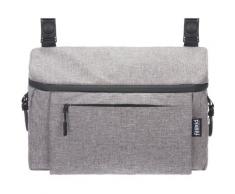 Fillikid Kinderwagen-Tasche »Buggy Organizer Sport, grau«, mit Wickelunterlage