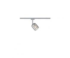Paulmann LED Deckenleuchte »URail LED Spot Blossom Chrom matt Rauchglas ohne Leuchtmittel, max. 10W G10«, Schienensystem