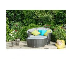 Siena Garden Sonneninsel, Sofabett, inkl. Anstellsofa und Kissen, BxTxH: 154x180x158 cm