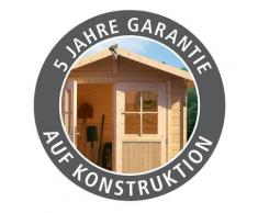 Karibu Pavillon »Holm 1«, (Set), BxTxH: 431x431x315 cm, mit schwarzen Dachschindeln
