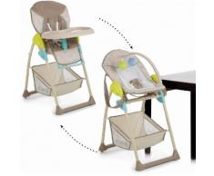 Hauck Hochstuhl »Sit'n Relax Multi Dots Sand«, mit zwei Aufsätzen
