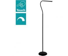 EGLO Stehlampe »LAROA«, schwarz / L53,5 x H130 x B21,5 cm / inkl. 1 x LED-Platine (je 4,5W, 550lm, 4000K) / Stehlampe mit neutralweißem Licht - dimmbar per Touch in 4 Stufen - schwenkbarer Kopf - Standlampe - Arbeitszimmer - Lampe - Bürolampe