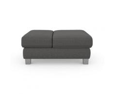 sit&more Polsterhocker »Durness«, mit Klappfunktion, Federkern und hochwertigen Edelstahlfüßen