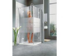 Schulte Eckdusche »Youngline«, BxT: 90x90 cm, Sicherheitsglas, mit Drehtür