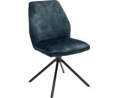 MCA furniture Esszimmerstuhl »Ottawa« (Set, 2 Stück), Vintage Veloursoptik mit Keder, Stuhl belastbar bis 120 Kg