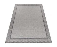 Teppich »Wichita«, Timbers, rechteckig, Höhe 6 mm, mit Bordüre, In- und Outdoor geeignet, Flachgewebe, Sisal-Optik, Wohnzimmer, Terrasse, Balkon