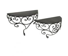 Ambiente Haus Wandregal »Wandregal-Set aus Eisen 45cm«, 1-tlg.