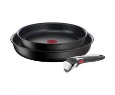 Tefal Pfannen-Set »Ingenio Unlimited On«, Aluminium (Set, 3-tlg), Antihaft, abnehmbarer Griff, Thermo-Signal, alle Herdarten, Induktion