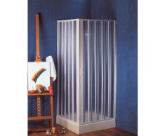Eckdusche »Bari«, BxT: 80x80 cm, Kunststoff, extra großer Einstieg, im Faltsystem