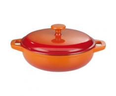 GSW Schmortopf »Orange Shadow«, Gusseisen, (1-tlg), Induktion