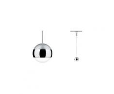 Paulmann Schienensystem-Leuchten »URail LED Pendel Capsule II Chrom matt dimmbar 6W dimmbar 6W«, (1-tlg)