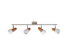 SPOT Light Deckenleuchte »Julieta«, Mit flexiblem Spotkopf, Schirm aus Metall, Passende LM E14, Made in EU