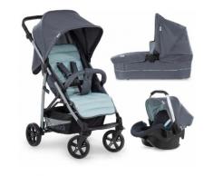 Hauck Kombi-Kinderwagen »Rapid 4 Plus TrioSet, grey/mint«, mit Babyschale Kinderwagen