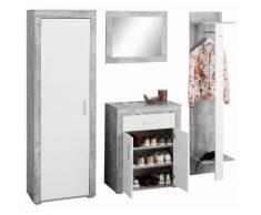 Wilmes Garderoben-Set »Lake«, (Set, 4-St), mit Rahmenoptik