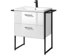 welltime Waschtisch »Trento BLACK«, stehend