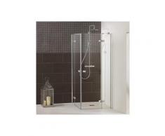 Dusbad Eckdusche »Dusbad Vital 1«, BxT: 115x75 cm, Einscheibensicherheitsglas, 2-tlg., Drehtür mit Festteil