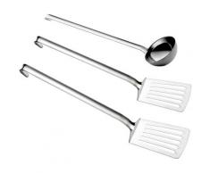 PINTINOX Kochbesteck-Set »Professional« (Set, 3-tlg), Grill/Kochbesteck (Schöpflöffel, 2 Bratenwender)