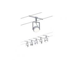 Paulmann LED Deckenleuchte »Seilsystem OrbLED 5x4W Weiß/Schwarz/Chrom«, Seilsystem