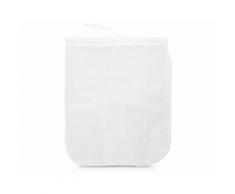 Navaris Passiersieb, Nylon, Nussmilchbeutel Passiertuch 25 x 30cm - feinmaschiges Seiher Küchensieb für z. B. vegane Nussmilch Mandelmilch Joghurt - Feinsieb aus Nylon
