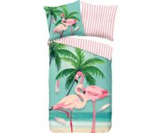 Kinderbettwäsche »Bonaire«, good morning, mit Flamingos