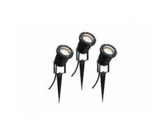 Paulmann LED Gartenstrahler »Pflanzenleuchte mit Erdspieß 3x3,5W GU10 Schwarz«