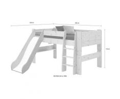 STEENS Spielbett »FOR KIDS«, mit Leiter und Rutsche, in verschiedenen Farben