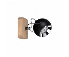 SPOT Light Wandleuchte »Ball Wood«, Inklusive LED-Leuchtmittel, Naturprodukt aus Eichenholz, Schwenkbare und flexible Spots, Nachhaltig mit FSC®-Zertifikat, Made in EU