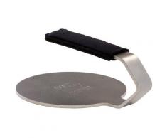 KOCKUMS® Burgerpresse, Edelstahl, mit Neoprengriffschutz, 660 Gramm Schwedenstahl