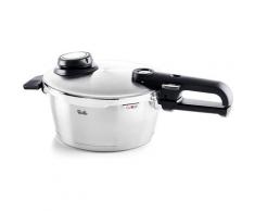 Fissler Schnellkochtopf »vitavit® premium Schnellkochtopf«, Edelstahl 18/10, (3-tlg), cookstar® Allherdboden, Abnehmbarer Griff, Verriegelungsanzeige, Einstellbares Abdampfen, Kondensat-plus Funktion, Einstellbare Kochstufen