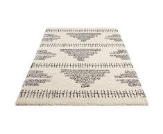 Hochflor-Teppich »Sagar«, MINT RUGS, rechteckig, Höhe 35 mm, Boho Design, Ethno Style, weicher Flor, Wohnzimmer, Schlafzimmer, Arbeitszimmer, Robust, Pflegeleicht