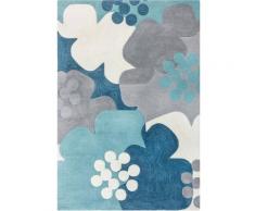 Teppich »Retro Floral«, FLAIR RUGS, rechteckig, Höhe 10 mm, fußbodenheizungsgeeignet, mit Hoch-Tief-Effekt, mehrfarbiges florales Muster, ideale Teppiche für Wohnzimmer, Schlafzimmer, Kinderzimmer