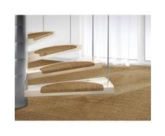 Stufenmatte »Mara S2«, Dekowe, halbrund, Höhe 5 mm, 100% Sisal, große Farbauswahl, auch als Set mit 15 Stück erhältlich