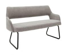 MCA furniture Polsterbank »Bangor«, Sitzbank frei im Raum stellbar,Stoffbezug in Chenille Optik, Breite 175 cm