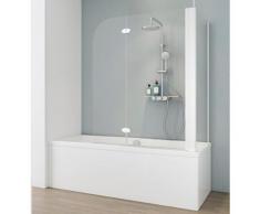 Schulte Badewannenaufsatz »2-teilig«, Sicherheitsglas, (2 tlg), BxHxT: 114,5 x 140 x 80 cm