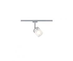Paulmann LED Deckenleuchte »URail LED Spot Blossom Chrom matt Klar /Satinglas ohne Leuchtmittel, max. 10W G10«, Schienensystem