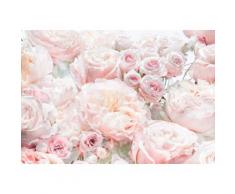 Komar Fototapete »Spring Roses«, glatt, bedruckt, Wald, geblümt, (Set), ausgezeichnet lichtbeständig