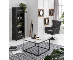 SIT Couchtisch, mit Marmorplatte, quadratisch