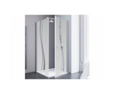 Schulte Eckdusche »Alexa Style 2.0«, BxT: 80x80 cm, Sicherheitsglas, mit Drehtür