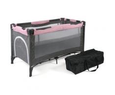 CHIC4BABY Baby-Reisebett »Luxus, Melange Rosa«, inkl. Transporttasche
